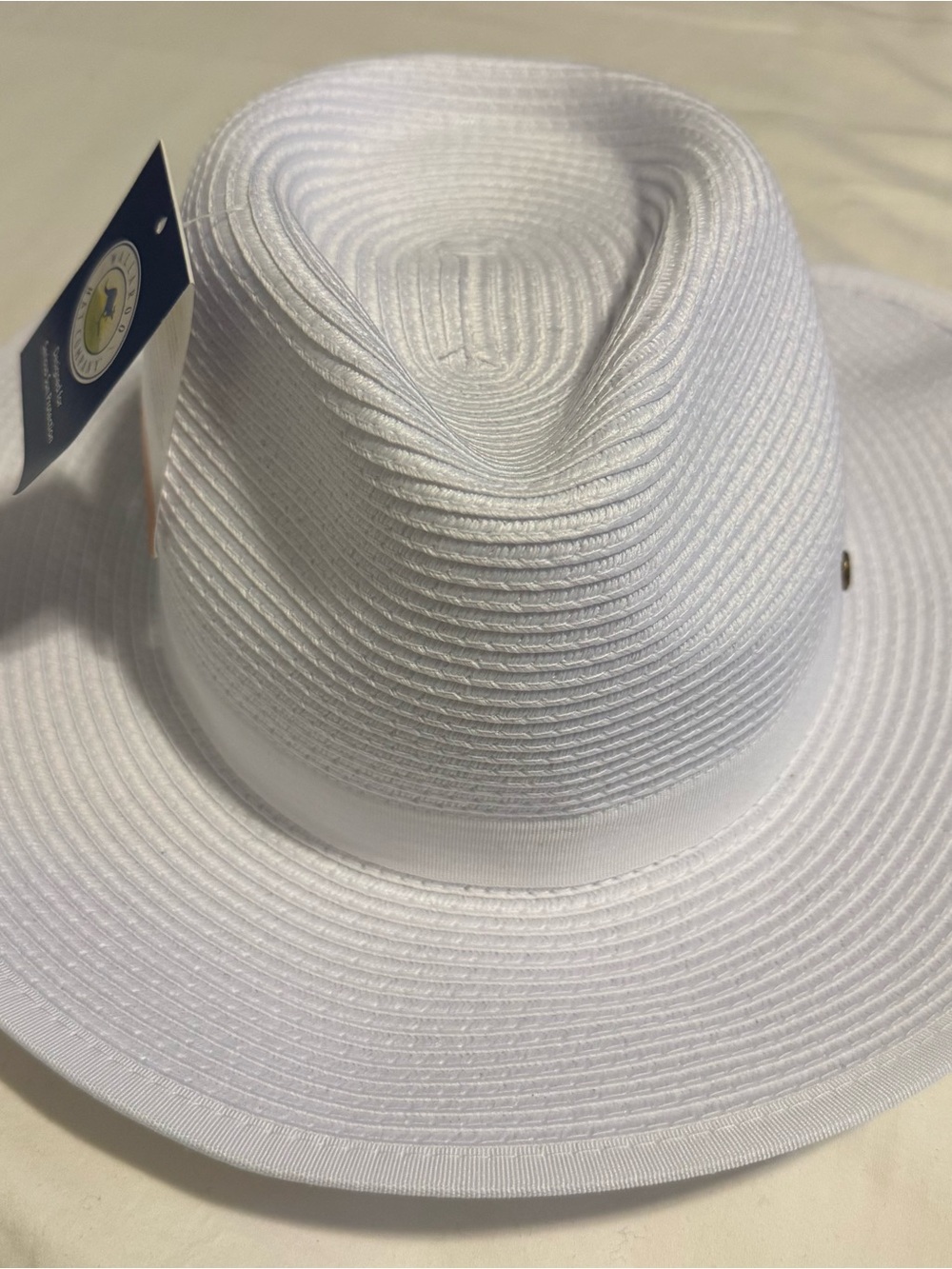Wallaroo Gabi UPF 50+ Ponytail Sun Hat White NWT